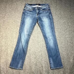 Lucky Brand Sweet'N Straight Women's 4/27 Faded Blue Stretch Denim Jeans Mom